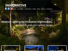 Tablet Screenshot of innovativenightscapes.com